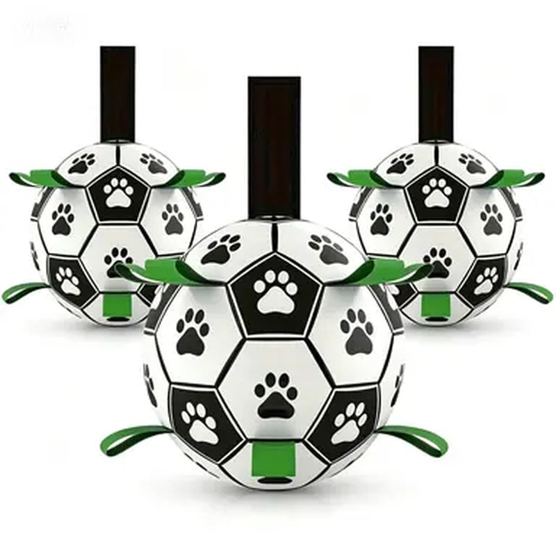 Golden Retriever Dogs Balls Durable Dog Soccer Ball with 9 Grab Tabs for Outdoor & Water Play, Perfect Gift for Pets Interactive Herding Ball #GLOBAL PICKS