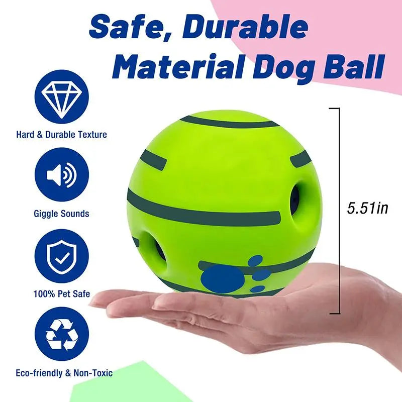 Durable Interactive Squeaky Dog Toy Ball for Training and Play, Ideal for Indoor and Outdoor Use, Perfect Gift for Pets and Special Occasions