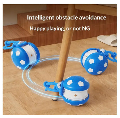 Interactive Dog Toys, 2026 Upgraded Motion-Activated Electric Automatic Rolling Ball with Rope, Random Path Movement, Rechargeable Boredom Relief Toy for Small Medium Large Dogs (Orange)