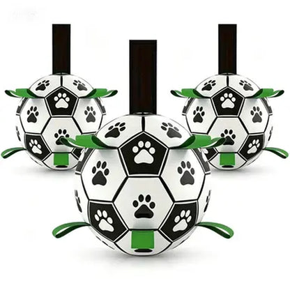 Golden Retriever Dogs Balls Durable Dog Soccer Ball with 9 Grab Tabs for Outdoor & Water Play, Perfect Gift for Pets Interactive Herding Ball #GLOBAL PICKS