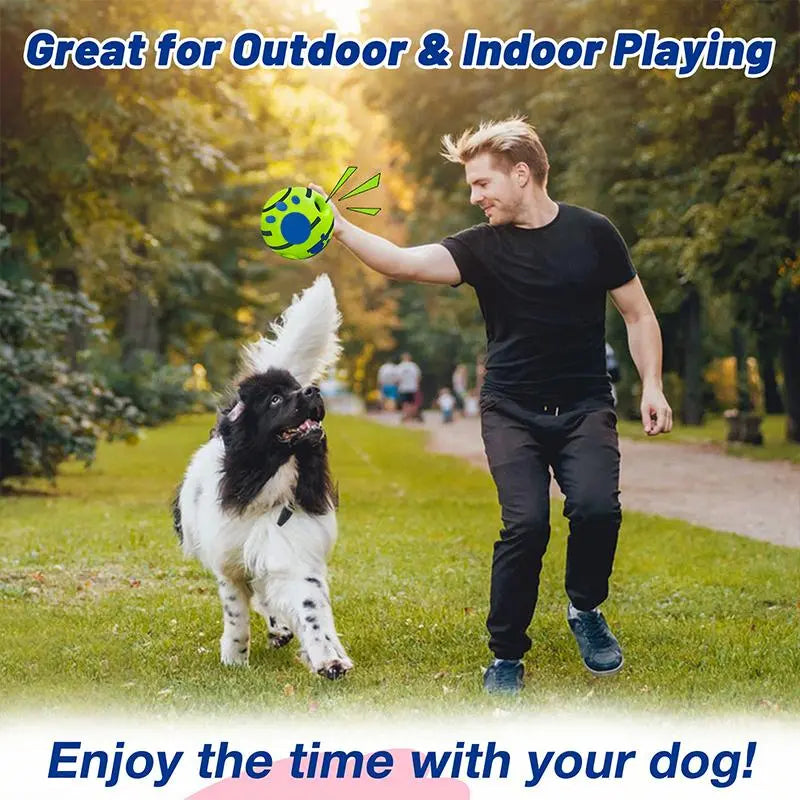 Durable Interactive Squeaky Dog Toy Ball for Training and Play, Ideal for Indoor and Outdoor Use, Perfect Gift for Pets and Special Occasions