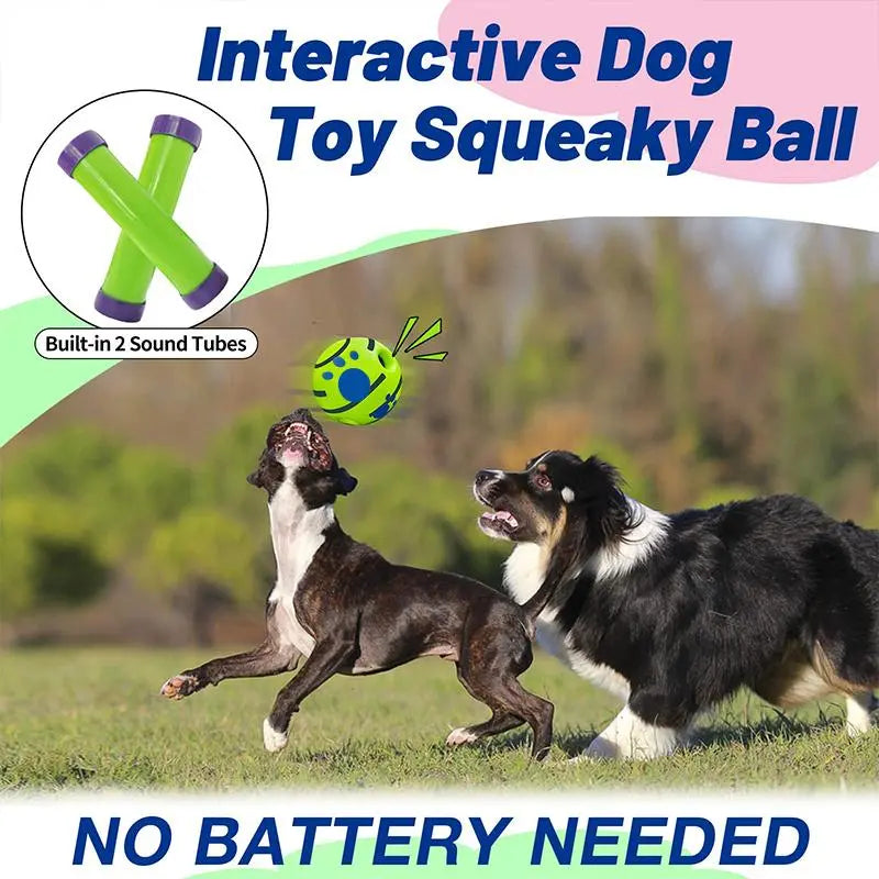 Durable Interactive Squeaky Dog Toy Ball for Training and Play, Ideal for Indoor and Outdoor Use, Perfect Gift for Pets and Special Occasions