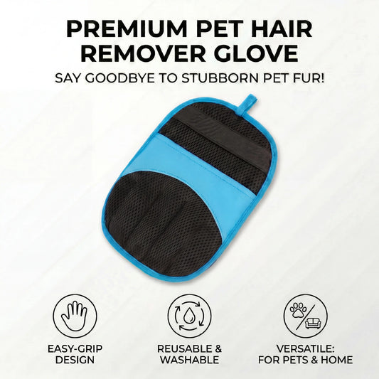 Nuzzlebox Magic Pet Hair Remover Glove – Reusable Electrostatic Fur Eraser for Cats & Dogs, Washable & Multi-Surface (Furniture, Couch, Clothes)