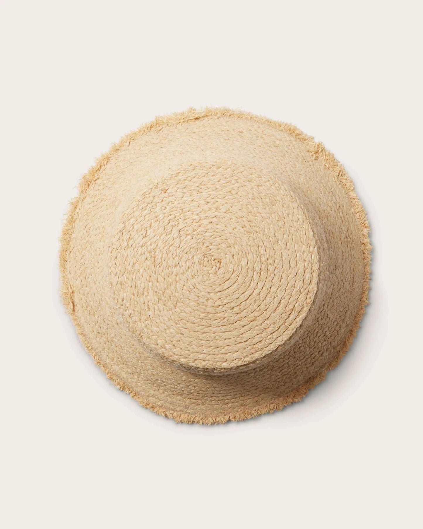 Lenny Bucket in Natural - Handcrafted Raffia Straw Hat with Wide Brim & Adjustable Fit for Casual Summer Style Lightweight Sun Hat