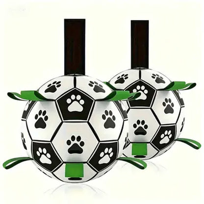 Golden Retriever Dogs Balls Durable Dog Soccer Ball with 9 Grab Tabs for Outdoor & Water Play, Perfect Gift for Pets Interactive Herding Ball #GLOBAL PICKS